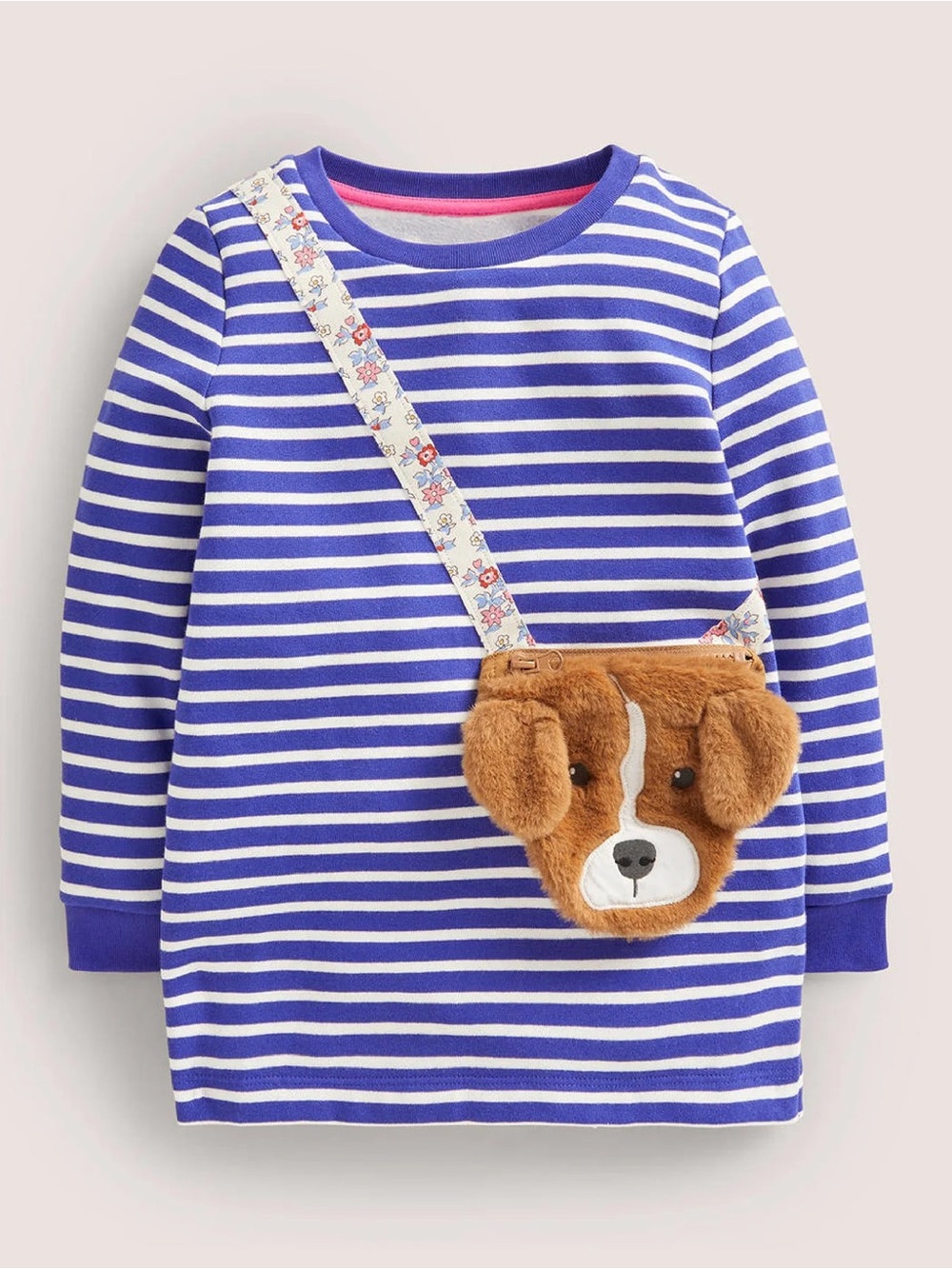 Mini Boden Appliqué Pocket Tunic